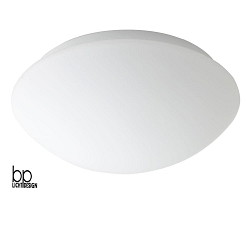 Luminaire de plafond E27 IP20, mat, opale gradable