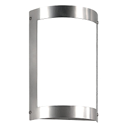 Outdoor LED Wandleuchte, IP44, 12W 3000K 1200lm, Edelstahl / Opalglas