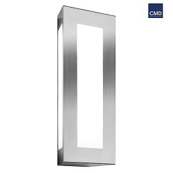 Applique da esterno TRAPEZ E27 IP44, Acciaio inossidabile