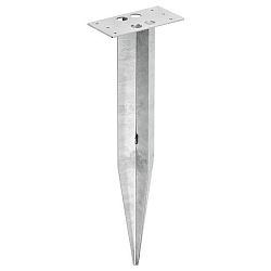 Ground spike SQUARE for CMD floor luminaires, metal