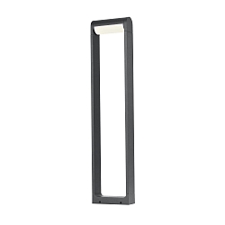 Outdoor LED Stehleuchte, IP65, Hhe 80cm, 12W 3000K 696lm, Zylinder-Kopf 355 drehbar, anthrazit