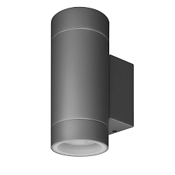 outdoor wall luminaire up / down, cylindrical GU10 IP65, anthracite