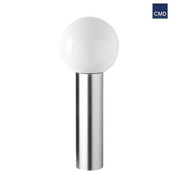 Luce con piedistallo AQUA BALL grande E27 IP44, Acciaio inossidabile