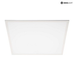 grid luminaire BASIC OFFICE IP40, satined, traffic white