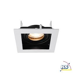 Kapego recessed ceiling ring, Algol I, voltage constant, 12V AC / DC, GU5.3 / MR16, 35W, black / white