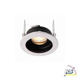 Kapego recessed ceiling ring, Enif, voltage constant, 12V AC / DC, GU5.3 / MR16, 35W, black / white