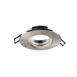 Projecteur encastr SAMSOLA MAX rond, pivotant IP20, argent bross gradable