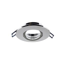 Projecteur encastr SAMSOLA MAX rond, pivotant IP20, scintillant, argent gradable