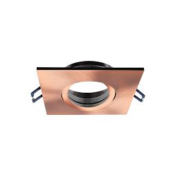 recessed spotlight SAMSOLA MAX square, swivelling IP20, copper dimmable