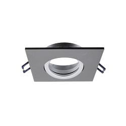 recessed spotlight SAMSOLA MAX square, swivelling IP20, aluminium dimmable