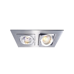 Apparecchio da incasso a soffitto KARDAN II tensione costante GU5.3 / MR16 IP20, Argento