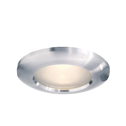 Apparecchio da incasso a soffitto GU10 IP20, Argento, Bianco