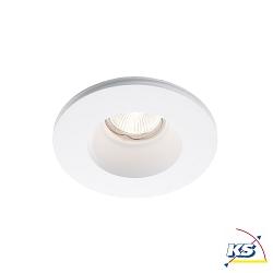 Recessed ceiling ring, round, voltage constant, 12V AC / DC, GU5.3 / MR16, 50W, plaster, 125mm