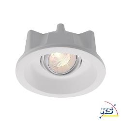 Recessed ceiling ring, voltage constant, 12V AC / DC, GU5.3 / MR16, 50W, plaster, 155mm