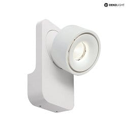 Lampada da parete UNI II TILT con distanziatore, rotazione cardanica IP20, bianco dimmerabile