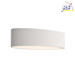 Plaster wall luminaire CAROLINE, Up / Down, oval, 220-240V AC / 50-60Hz, E27 max. 60W, paintable
