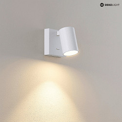 Wandstrahler CAN TILT SQUARE, IP20, eckig, GU10 max. 7.5W, mit Schalter, verstellbarer Kopf, wei