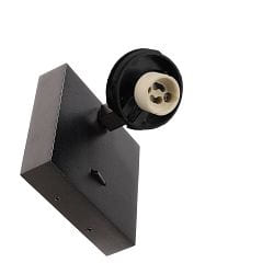 reading lamp CAN TILT BASE square GU10 IP20, black dimmable