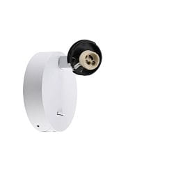 reading lamp CAN TILT USB BASE round, with USB connection GU10 IP20, white dimmable