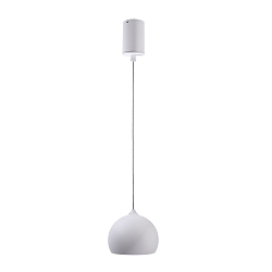 LED pendant luminaire HEZE I, 1 flame, 5W 3000K 340lm 90, matt white