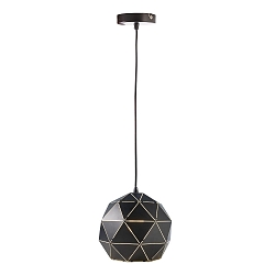 Luminaire  suspension ASTEROPE 250 rond E27 IP20, noir mat gradable