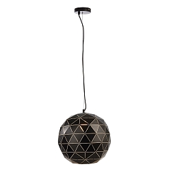 Luminaire  suspension ASTEROPE 500 rond E27 IP20, noir mat gradable