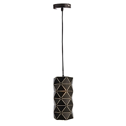 Luminaire  suspension ASTEROPE LINEAR E27 IP20, noir mat gradable
