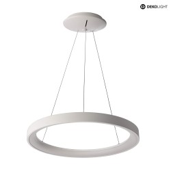 Luci a sospesione MEROPE 480mm IP20, latteo, bianco dimmerabile