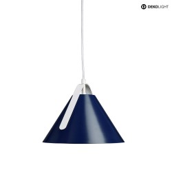 Luminaire  suspension DIVERSITY E27 IP20, bleu gradable