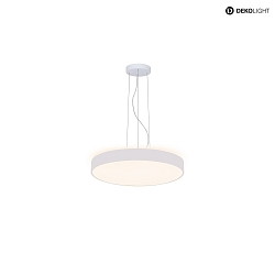LED Pendelleuchte MENKAR, 80cm, 92W, 3000/4000K, IP20, wei