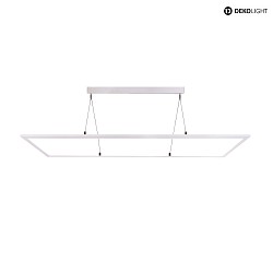 LED Pendelleuchte LED PANEL, eckig, 50W, 3000/4000K, 6100lm, IP40, dimmbar, wei