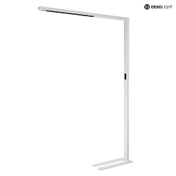 LED Stehleuchte OFFICE THREE PRO MOTION, IP20 IK06, 80W 2700-6500K 9500lm, CRi 95, UGR 6, Sensoren + Touch-Panel, wei