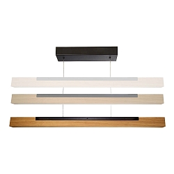 pendant luminaire MADERA wooden lamp IP20, brown, black dimmable