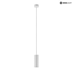 Luci a sospesione CAN 150 Giù, cilindrico GU10 IP20, bianco dimmerabile