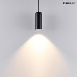 Luminaire  suspension CAN 150 Bas, cylindrique GU10 IP20, noir gradable
