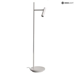 LED Stehleuchte BRAHE, mit beleuchtetem Fu + LED Spot am Ausleger, 11.5W 3000K 530lm 25, Verkehrswei