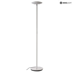 LED Stehleuchte BERMUDA, Direkt / Indirekt, 18W 3000K 715lm, mit neigbarem Kopf + Touch-Dimmer, wei