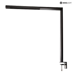 Lampada da tavolo OFFICE THREE STANDARD MOTION IP20, nero jet dimmerabile