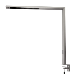 Lampada da tavolo OFFICE THREE PRO MOTION su / gi, con sensore, Tunable White IP20, alluminio bianco dimmerabile