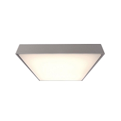 Luminaire de plafond QUADRATA, III carr IP65, gris, blanche