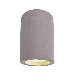 Concrete ceiling luminaire NAOS II,  7cm / heught 11.2cm, GU10, starr, concrete nature