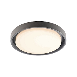 LED Outdoor Deckenleuchte ASCELLA, IP54,  34cm, Aufbau, dunkelgrau, 30W 3000K 2300lm 113