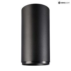 LED Aufbau-Downlihgt LUCEA 30, IP20, 30W 3000/4000K (CCT DIP) 2900lm, CRi >90, dimmbar, starr, schwarz RAL9005