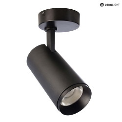 LED Deckenstrahler LUCEA TILT 20, IP20, 20W 3000/4000K (CCT) 2000lm, CRi >90, dimmbar, dreh-/neigbar, schwarz RAL9005