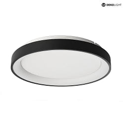 LED Deckenaufbauleuchte MEROPE, 40cm, 30W, 3000/4000K, IP20, schwarz