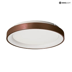 LED Deckenaufbauleuchte MEROPE, 40cm, 30W, 3000/4000K, IP20, kaffee