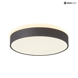 wall and ceiling luminaire MENKAR 80 IP20, black