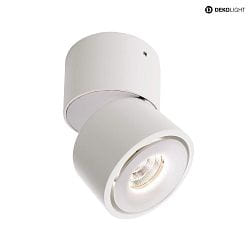 ceiling luminaire UNI II MINI TILT 1 flame, cardanic swivelling IP20, white dimmable