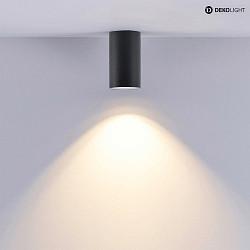 Downlight CAN IP44 cylindrique, rigide GU10 IP44, noir gradable