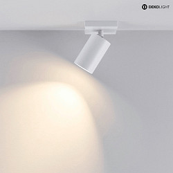 Plafoniera CAN TILT SQUARE 1-Lampadina, angolare, girevole, ruotabile GU10 IP20, bianco dimmerabile